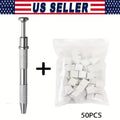 50Pcs Portable Nail Art Sponge Buffer Blocks with Grabbing Pen for DIY Manicure