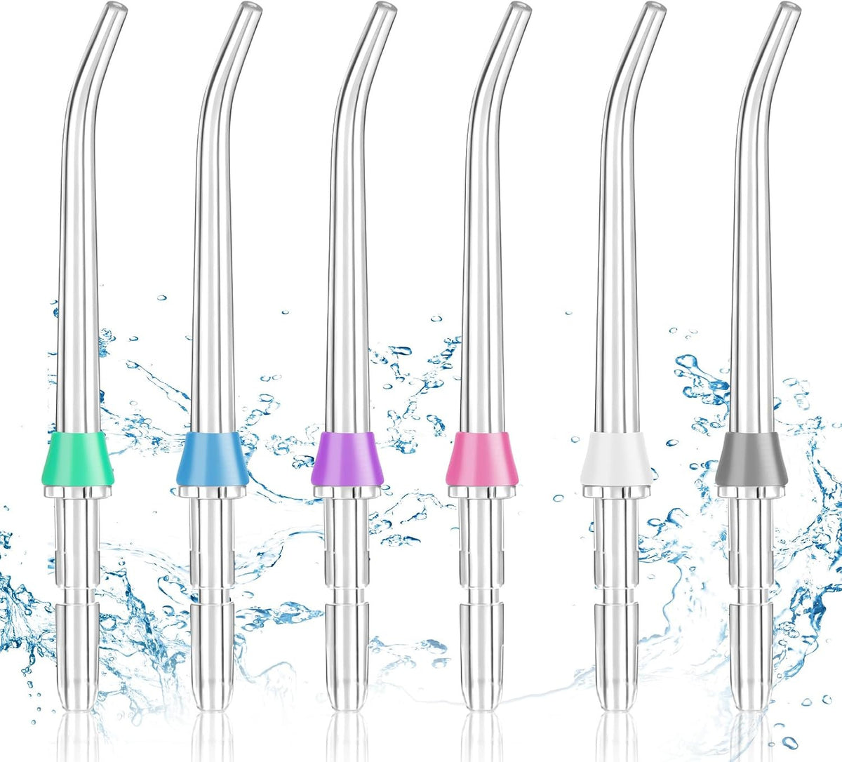 6-Pack Replacement Jet Heads for Waterpik Water Flosser - Deep Cleaning Tips