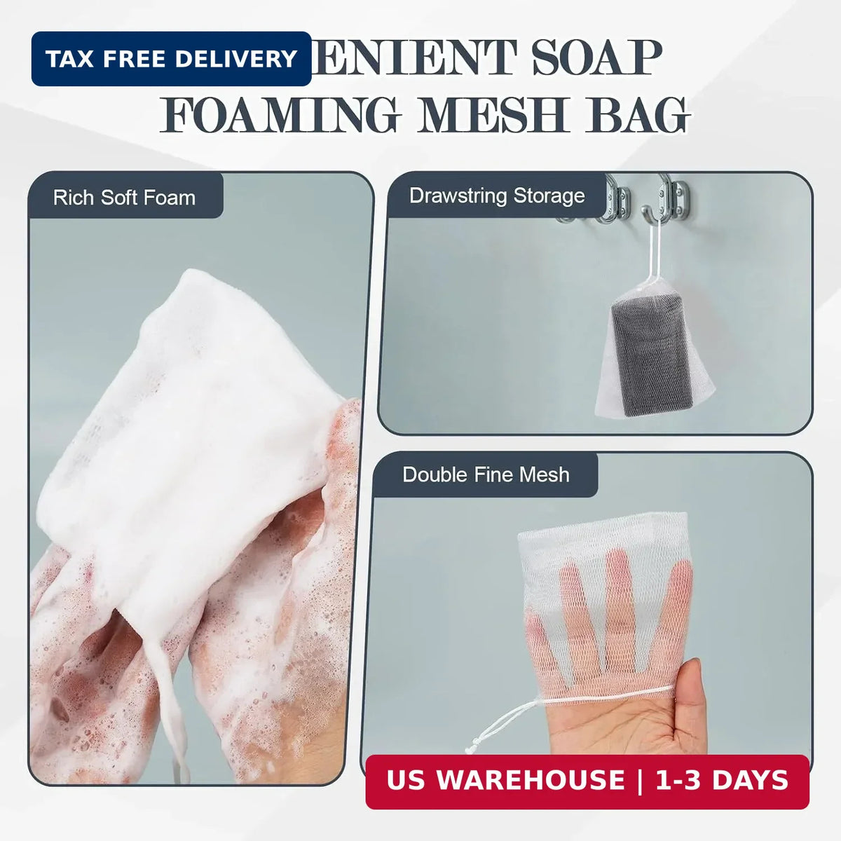 Antifungal Soap with Tea Tree Oil, Charcoal & Volcanic Ash - 3 Bars