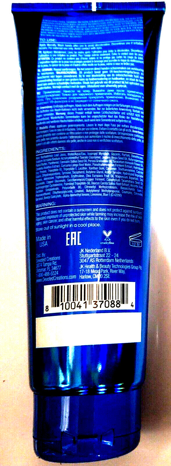 Dark Tanning Lotion with Anti-Orange Bronzer and Skin Care Benefits - 8.5 oz