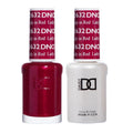 DND Gel & Lacquer Nail Polish Set - Lady In Red, Long-Lasting & Chip-Resistant