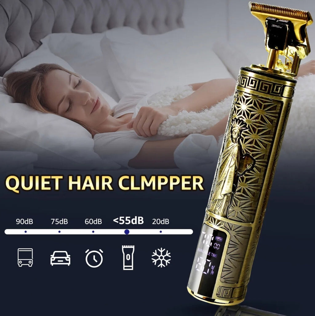 Cordless Beard Hair Trimmer for Men, Zero Gapped Edgers & Clippers