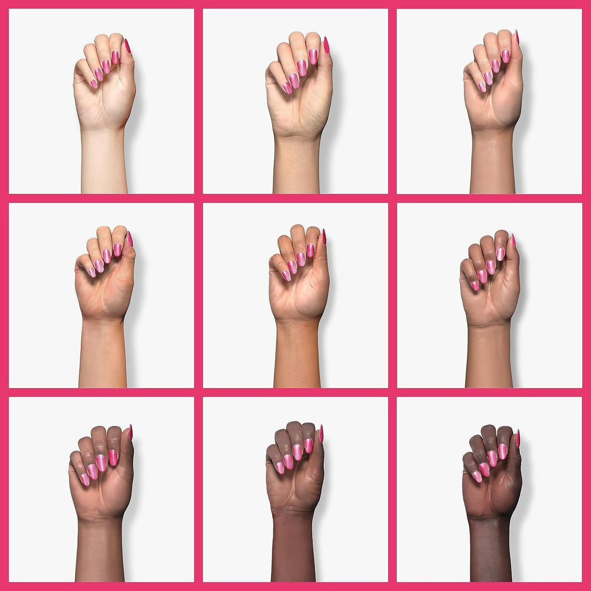 Chip Resistant Shimmery Pink Nail Polish - Long-Lasting Opaque Gloss 0.45 Oz