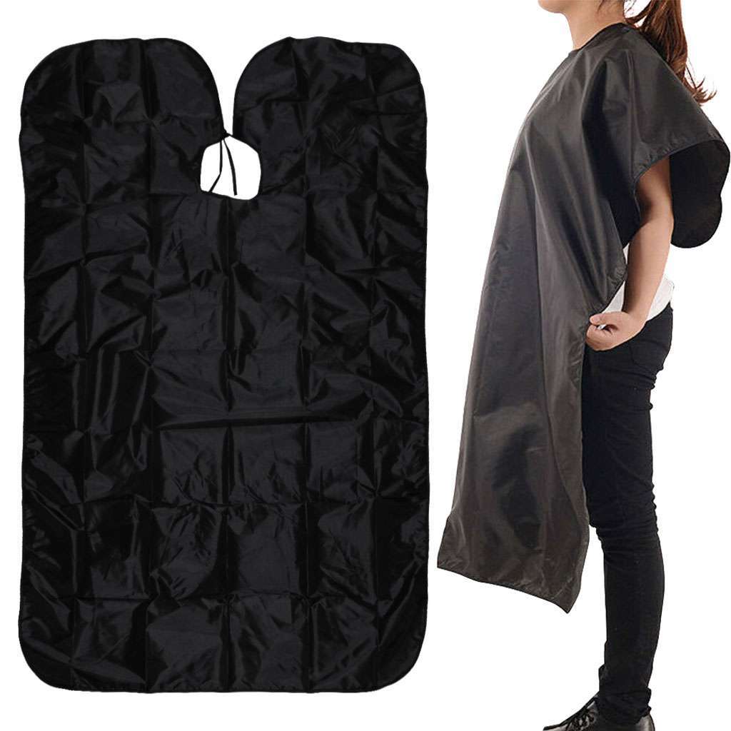 Professional Hair Cutting Cape for Salon & Home Use - Waterproof Nylon Apron