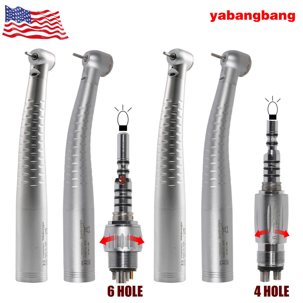 Dental High Speed Fiber Optic Handpiece with Quick Coupler for KaVo - Multiple Sizes