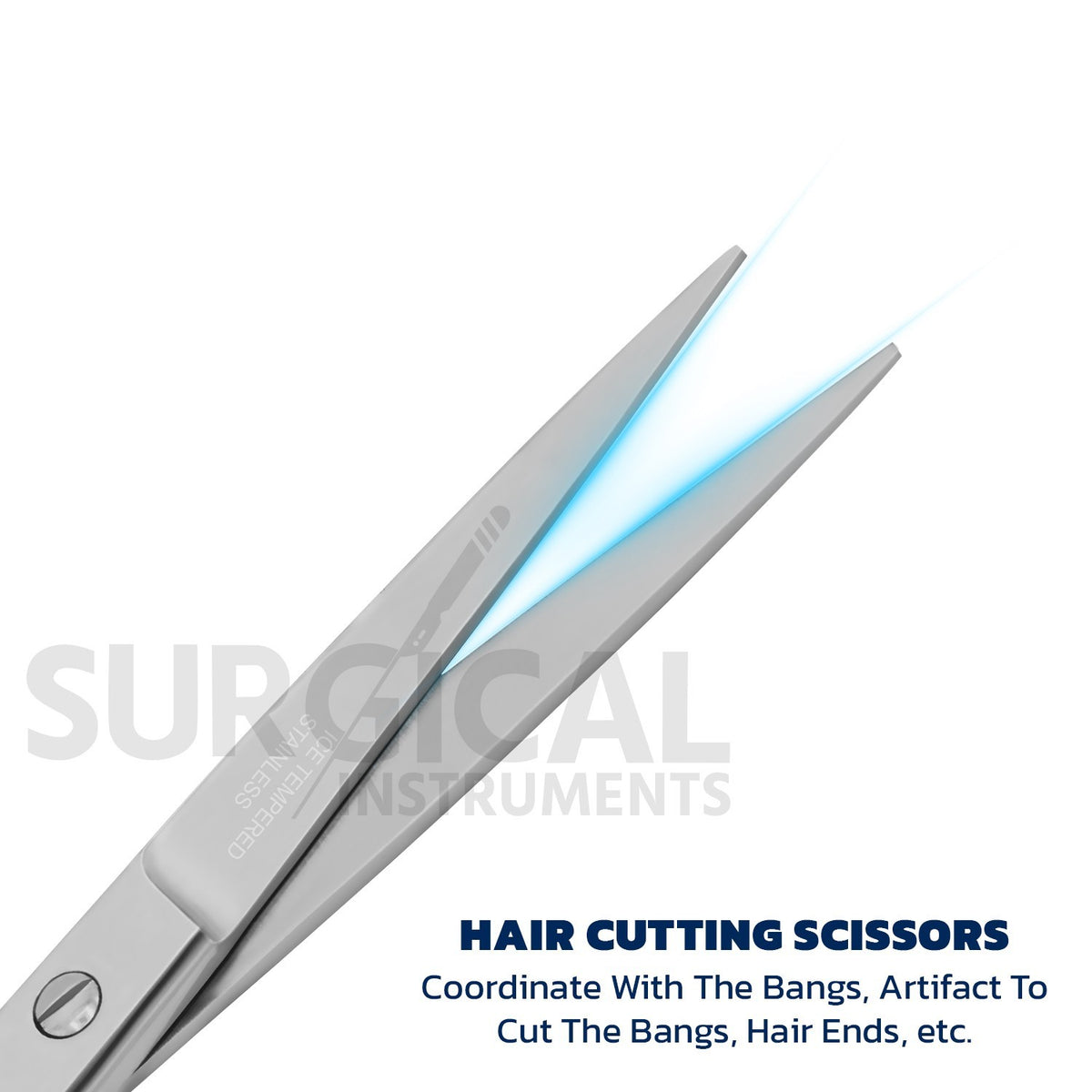 Hair Cutting Scissors Barber Shears 4.5 inch ICE Tempered German Grade - Pack of 10