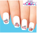 WaterSlide Nail Decals Set of 20 Pigs Can Fly Assorted Nail Art Accessories