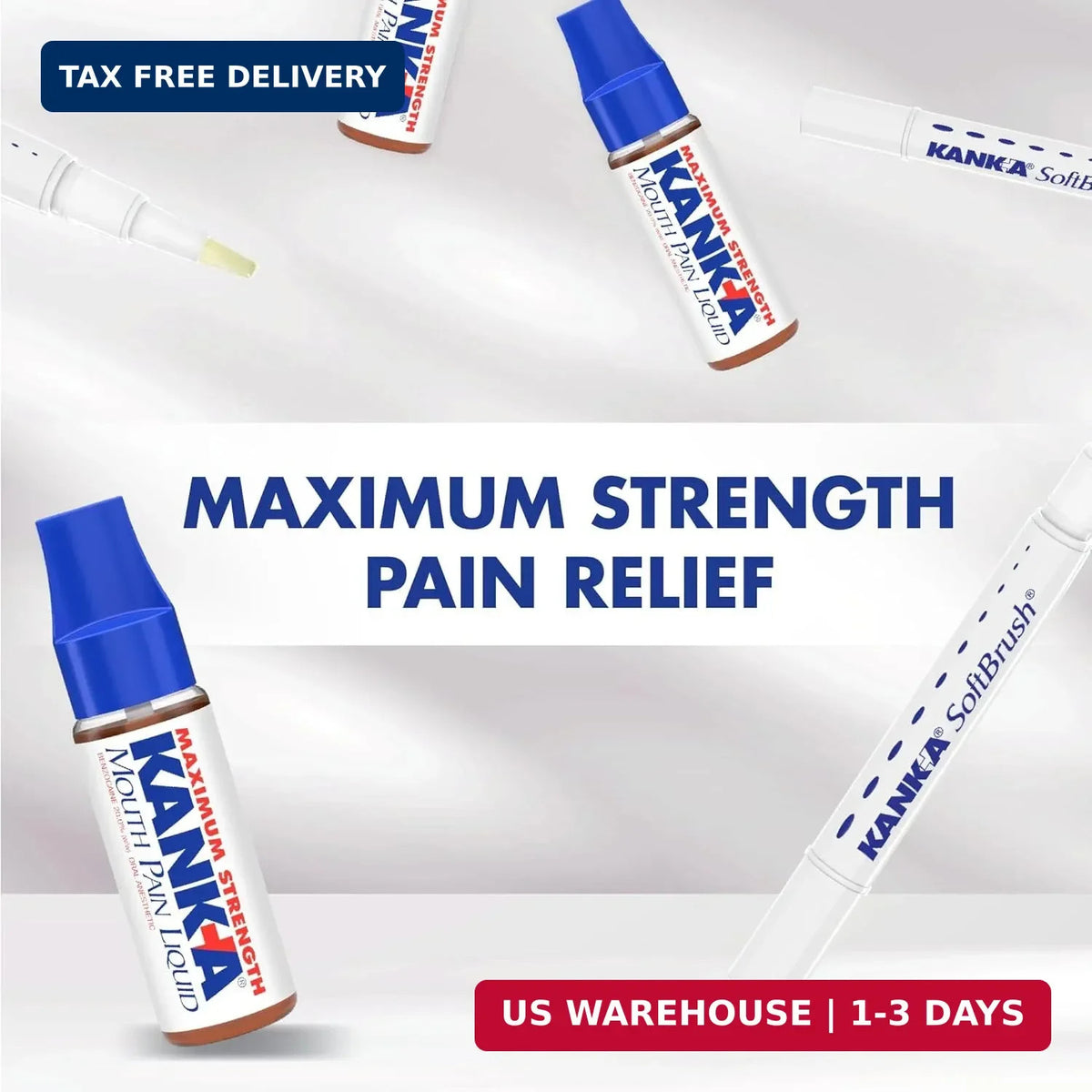 Professional Strength Tooth & Mouth Pain Relief Gel Pen - Fast-Acting Oral Pain Relief