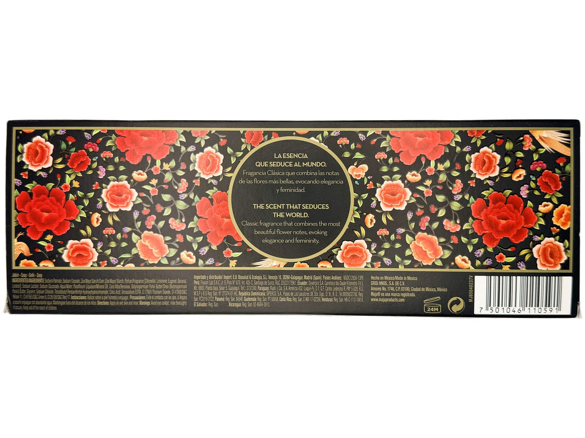 Perfumed Soap Set for Women - 3 Round 4.9oz Soaps with Spicy Vanilla Scent