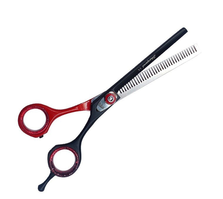 Professional Hair Cutting & Thinning Scissors Set with Razor & Pouch