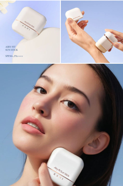 KAHI Sun Stick SPF 50+ PA++++ - Water-Resistant, Non-Greasy, 14g