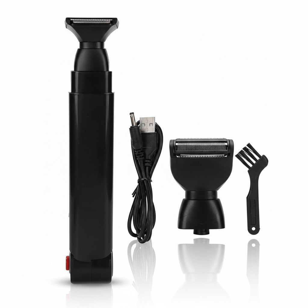 Electric Back & Body Shaver with Extendable Handle & USB Rechargeable
