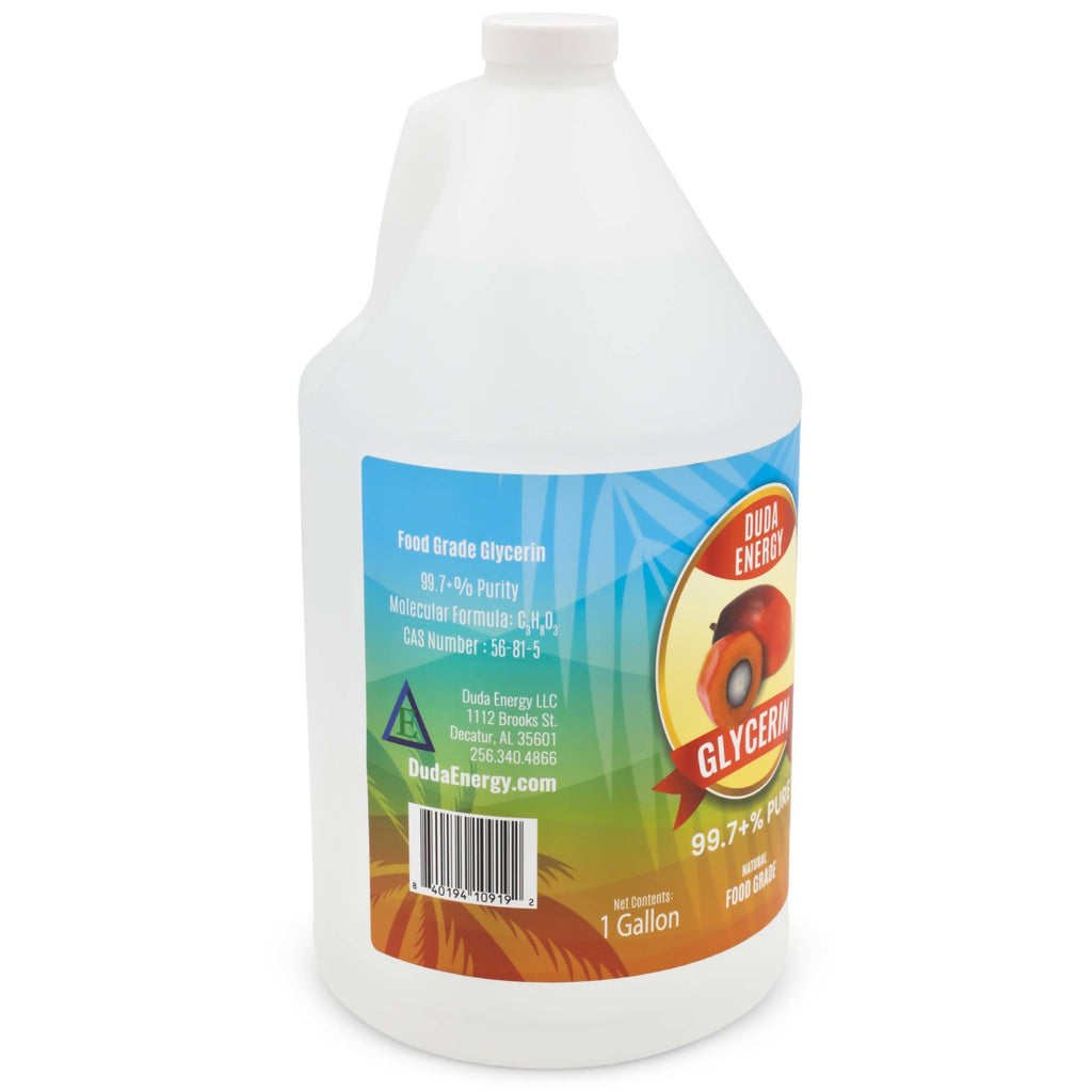 Vegetable Glycerin Food Grade Non-GMO Palm Fruit-Based USP - Multiple Sizes