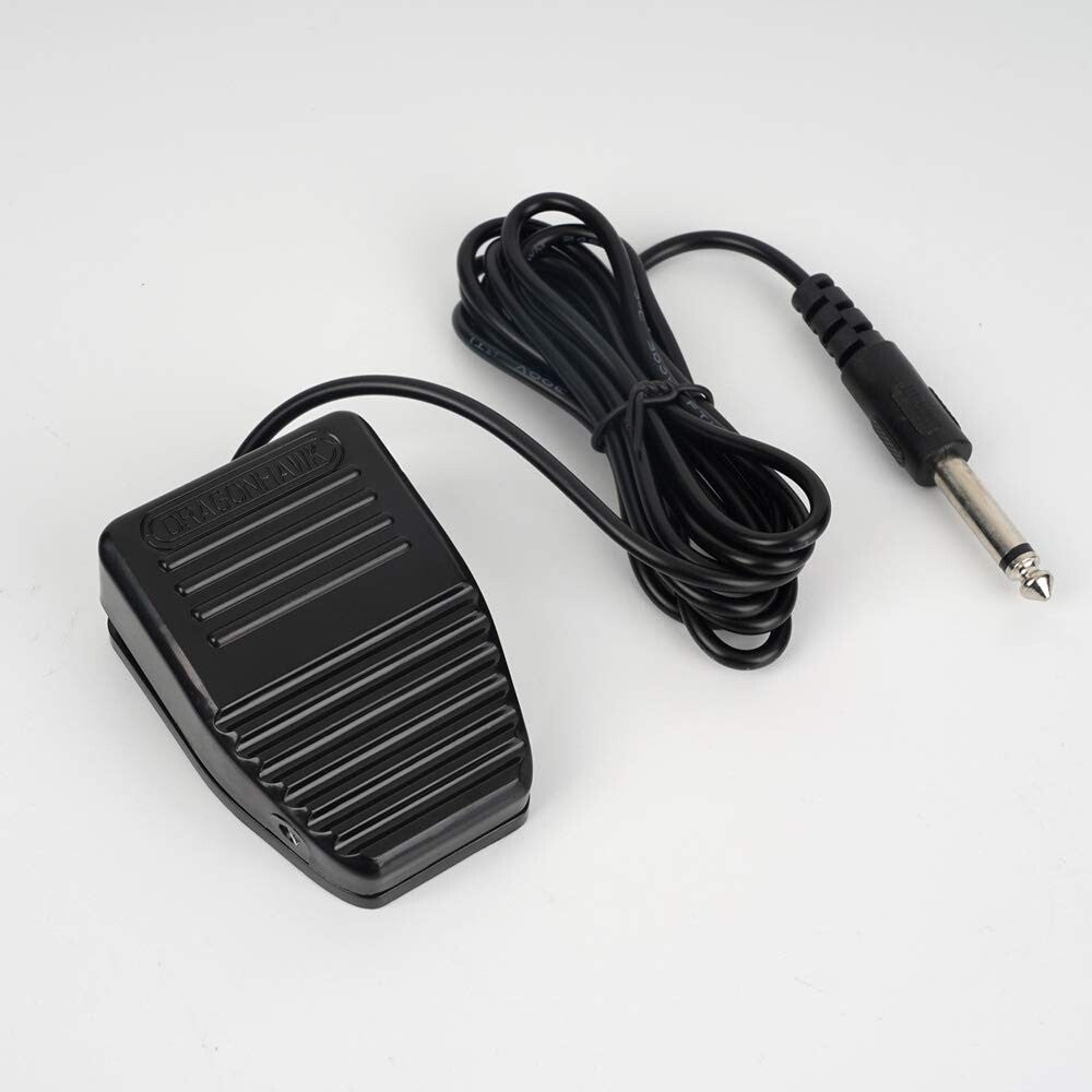 Dragonhawk F1 Tattoo Foot Pedal Switch — Compatible with All Tattoo Power Supplies