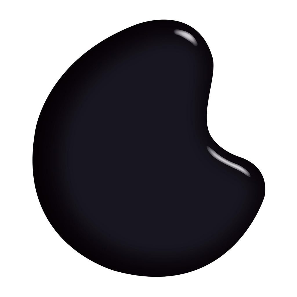 Black Nail Polish - Long-Lasting, Glossy, Streak-Free Finish - 0.40 fl oz
