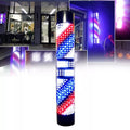 RGB LED Salon Sign - Modern Black Acrylic Wall Light for Shops