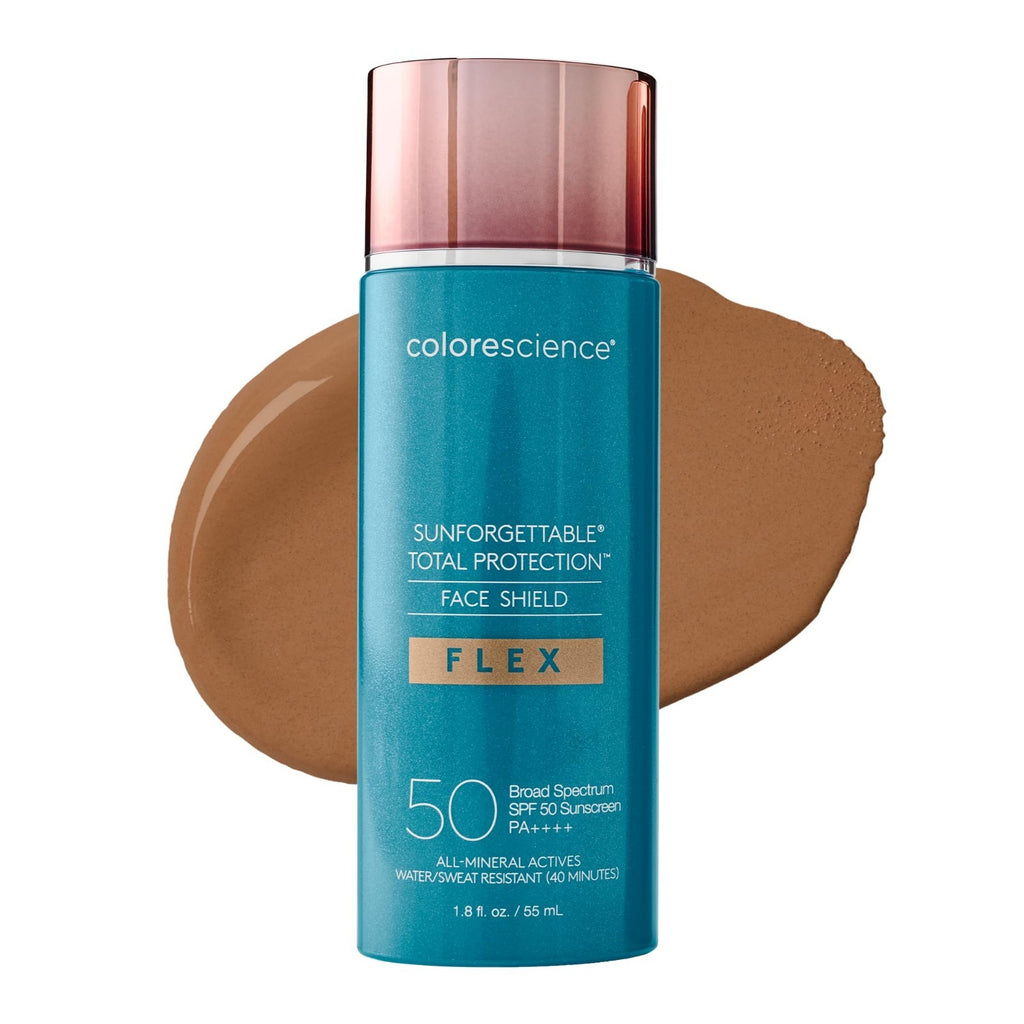 SPF 50 Face Shield with Broad Spectrum Mineral Sunscreen & Color Technology
