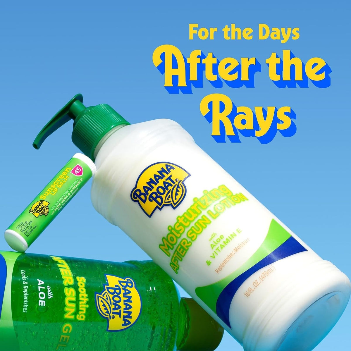 Moisturizing After Sun Lotion with Aloe Vera & Vitamin E - 16oz