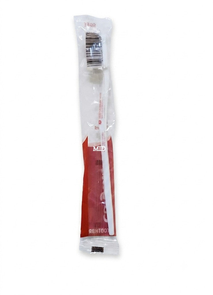 Adult Soft Toothbrushes 10 Pack - Individually Wrapped, Gentle Cleaning