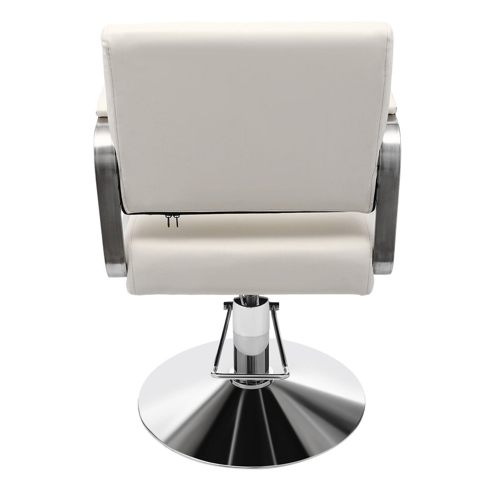 Heavy Duty Hydraulic Salon Chair 200kg Rotatable Adjustable Height