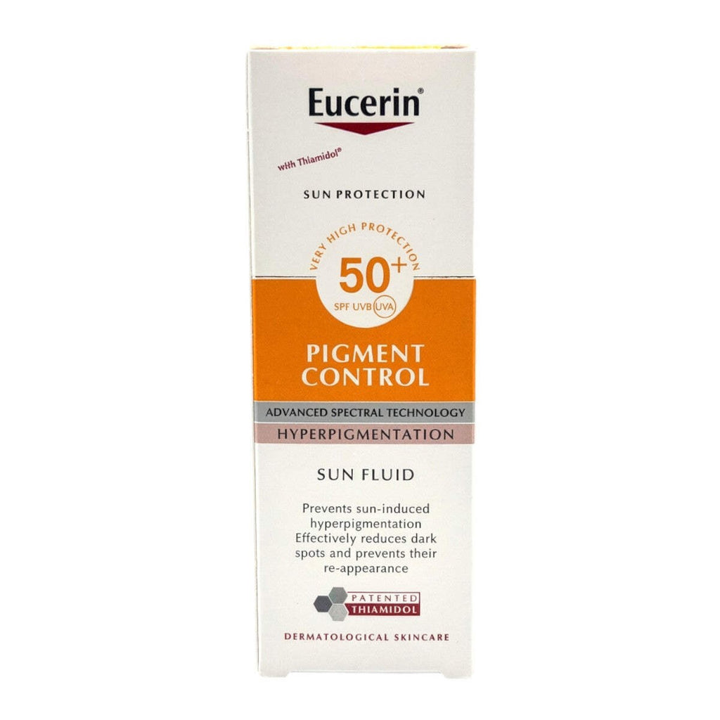 Eucerin Pigment Control SPF 50+ Sun Fluid - Lightweight Face Sunscreen 50ml