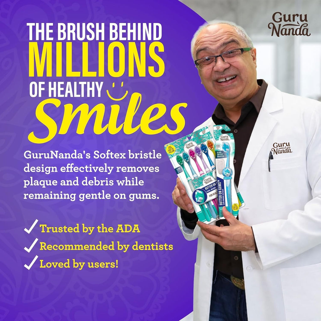 Sensitive Gums Toothbrush with Extra Soft Bristles - ADA Accepted