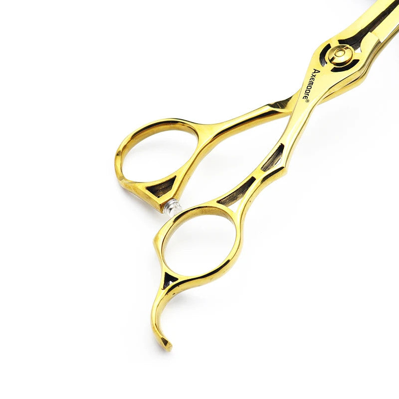 Professional Hairdressing Scissors 6 Inch Barber Shears with Ergonomic Handles
