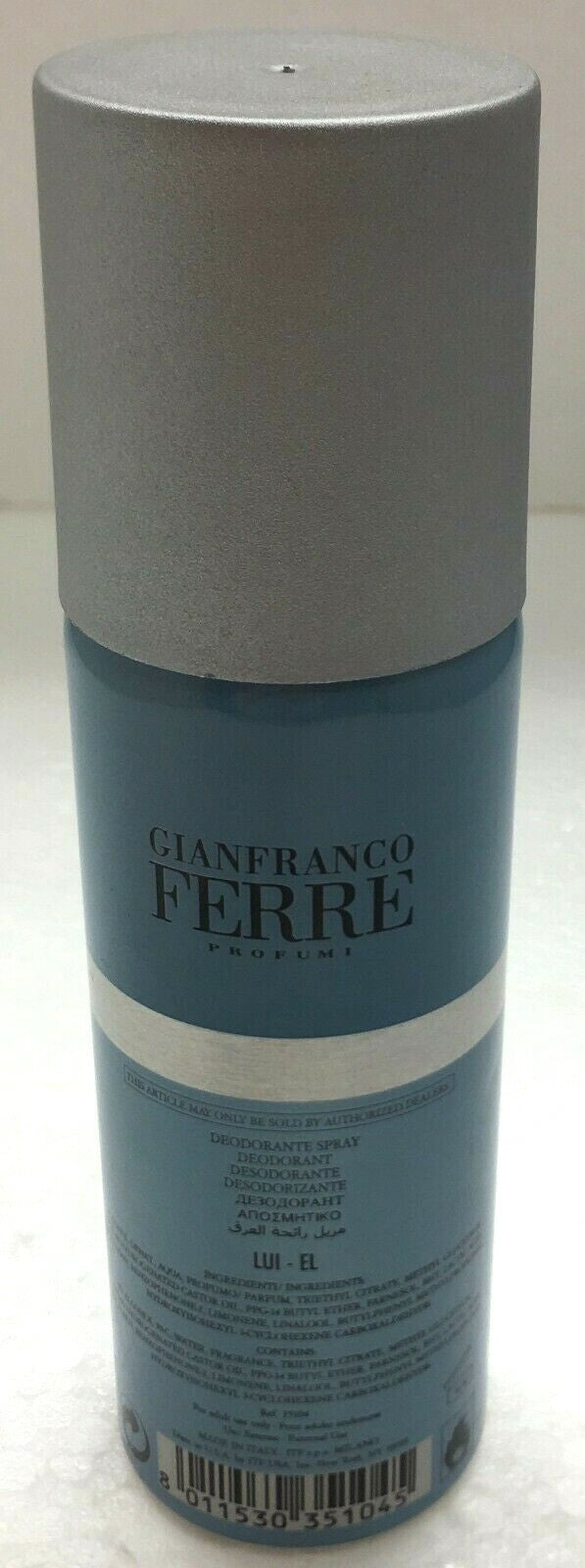 Gianfranco Ferré Gf Ferre Lui-HIM Deodorant Spray 3.4oz / 100ml - Authentic