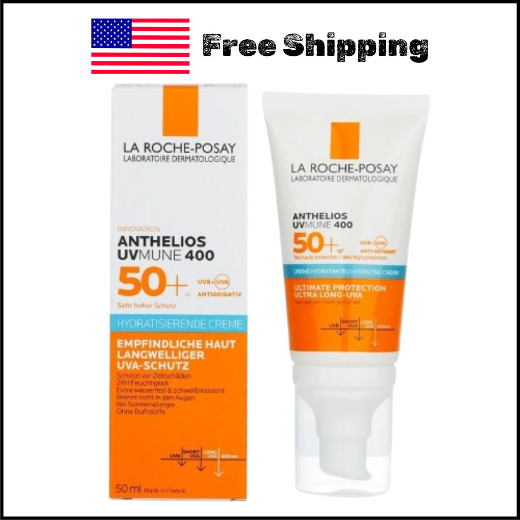 SPF 50+ Moisturizing Sunscreen Cream with Hydrating Formula - 50ML