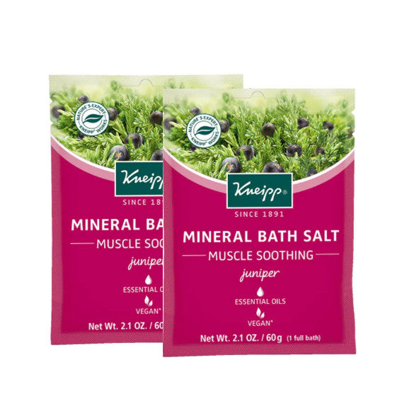 Kneipp Juniper Muscle Soothing Mineral Salts - Relaxing Bath Additive