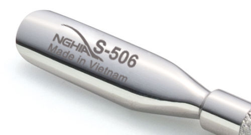 Nghia Deluxe Stainless Steel Cuticle Pusher Set - Nail Care Tools for Manicure & Pedicure