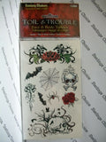 Fantasy Makers Face & Body Temporary Tattoos #12480 Toil & Trouble