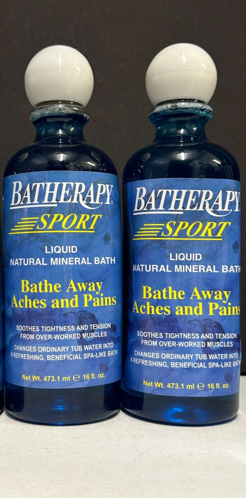 Queen Helene Batherapy Sport Liquid Mineral Bath 2 Pack - Soothes Aches & Tension