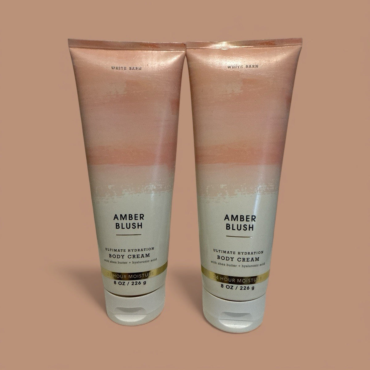 Amber Blush Body Lotion - 24H Moisturizing Cream for Smooth Skin