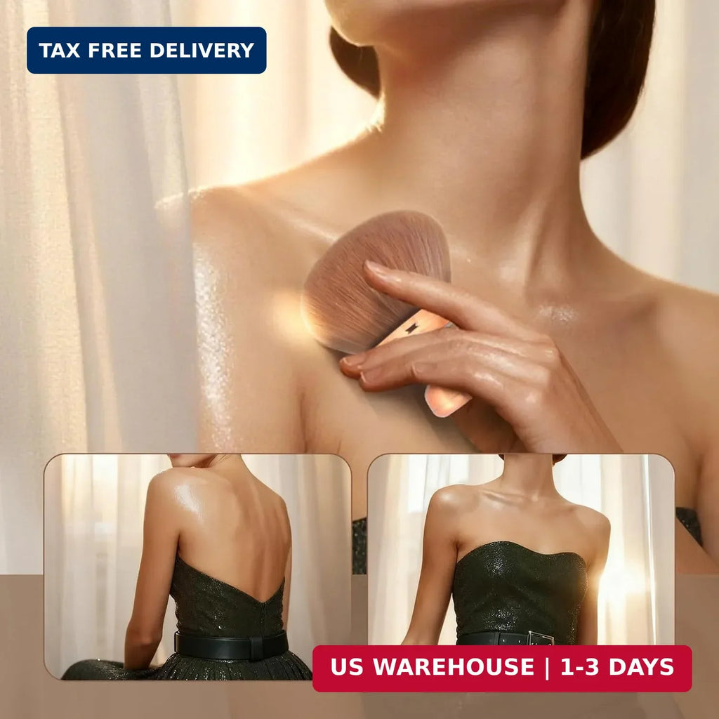 Extra Large Self Tanning Brush for Body and Face 3 Inch Wide Makeup Tool