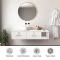 Wall Mount Salon Station with Locked Drawers and Hair Tool Holders