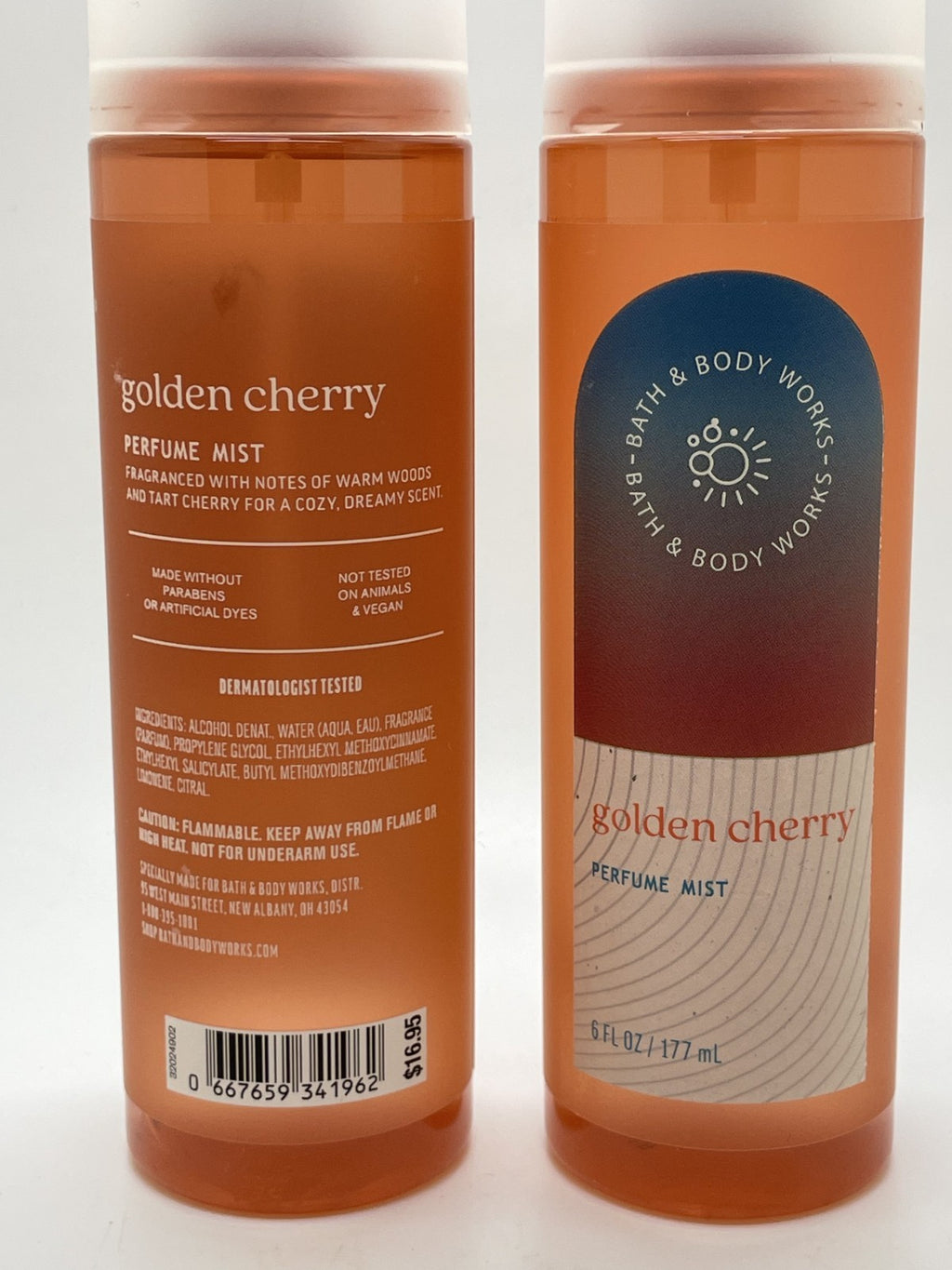 Bath & Body Works Golden Cherry Perfume Mist Set 6 fl oz x 2
