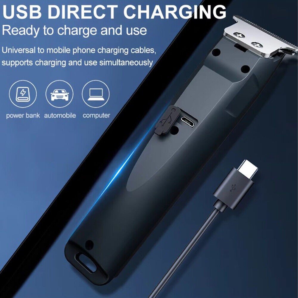 Men's Electric Hair Trimmer Clippers Beard Shaving Machine - Rechargeable