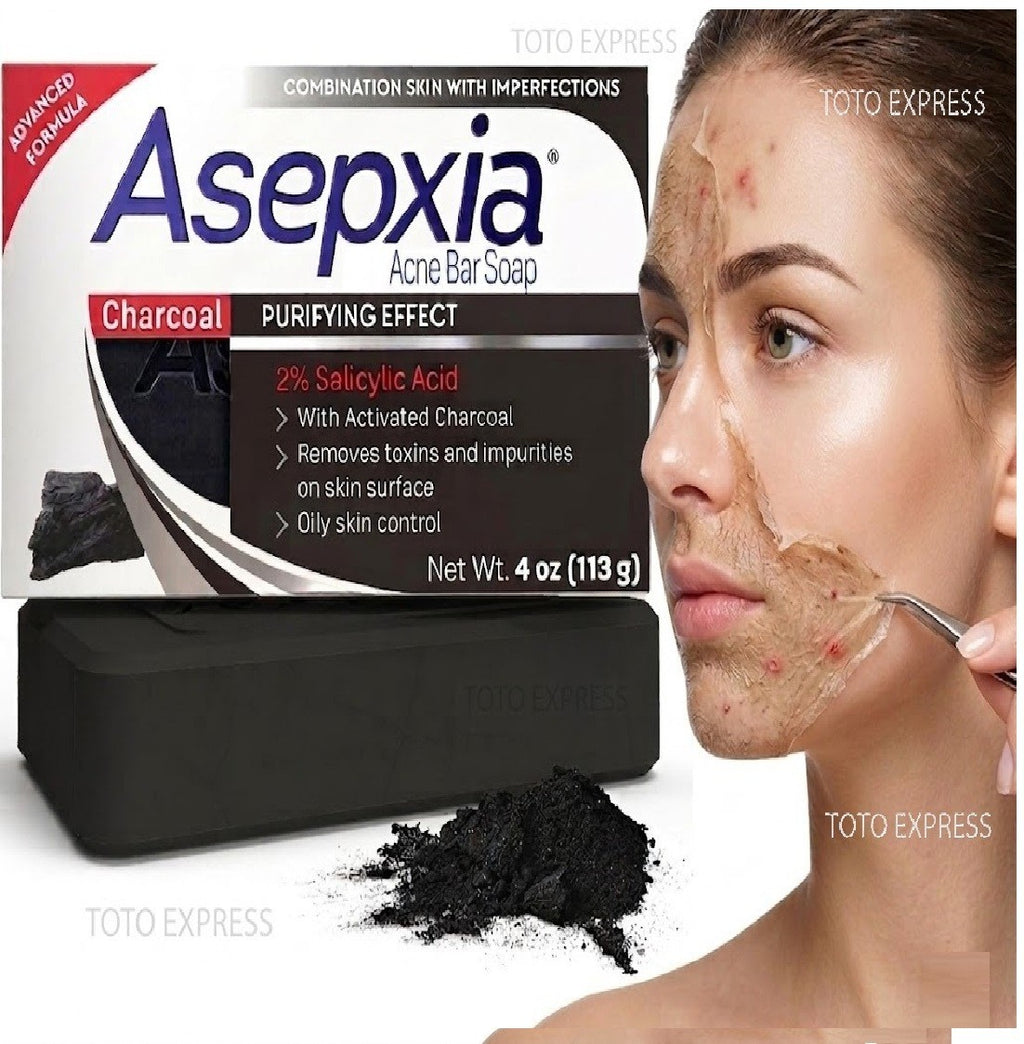 Salicylic Acid & Activated Charcoal Acne Face Soap for Oily Skin