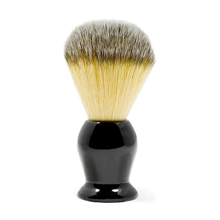 Natural Bristle Shaving Brush with Multi-Color Handle - 4.25 Inches Tall
