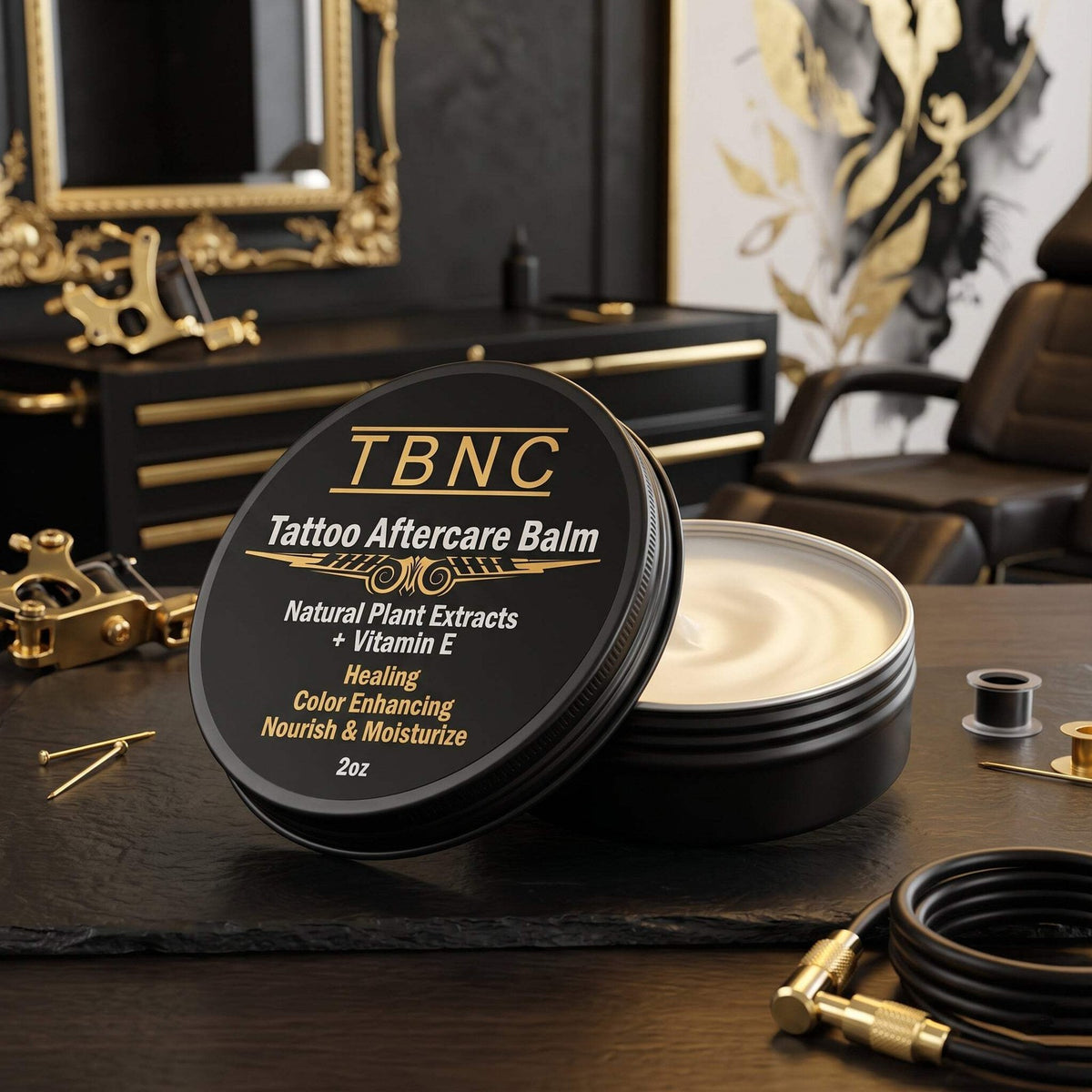 Tattoo Aftercare Balm TBNC - Non-Greasy Hydrating Skin Treatment for Ink