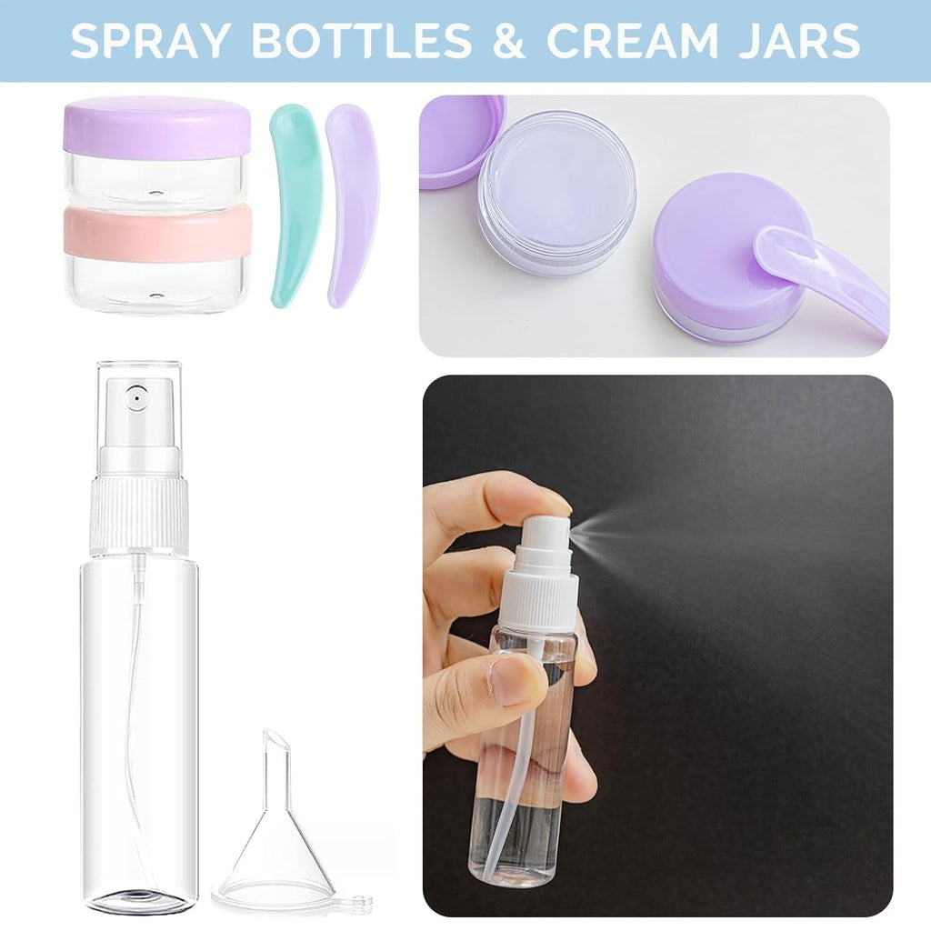 20 Pack Travel Bottles Set TSA Approved Leak Proof Travel Size for Toiletries