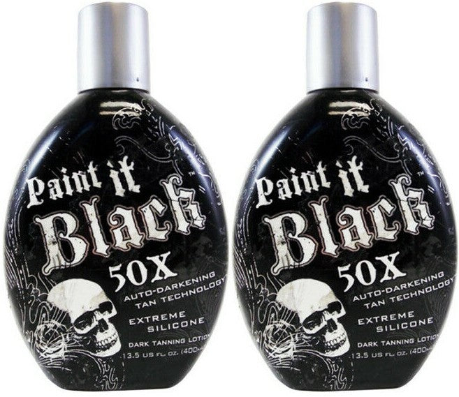Dark Bronzer Tanning Lotion 50X - Indoor Outdoor Sunless Tanning Serum (2 Pack)