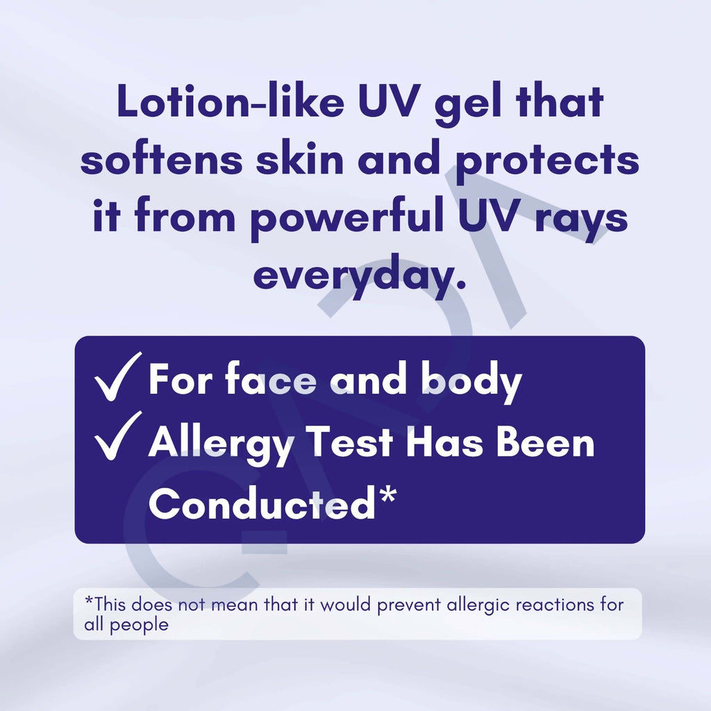 Water Gel Sunscreen SPF50 PA+++ with Hyaluronic Acid - 140g, Lightweight & Hydrating