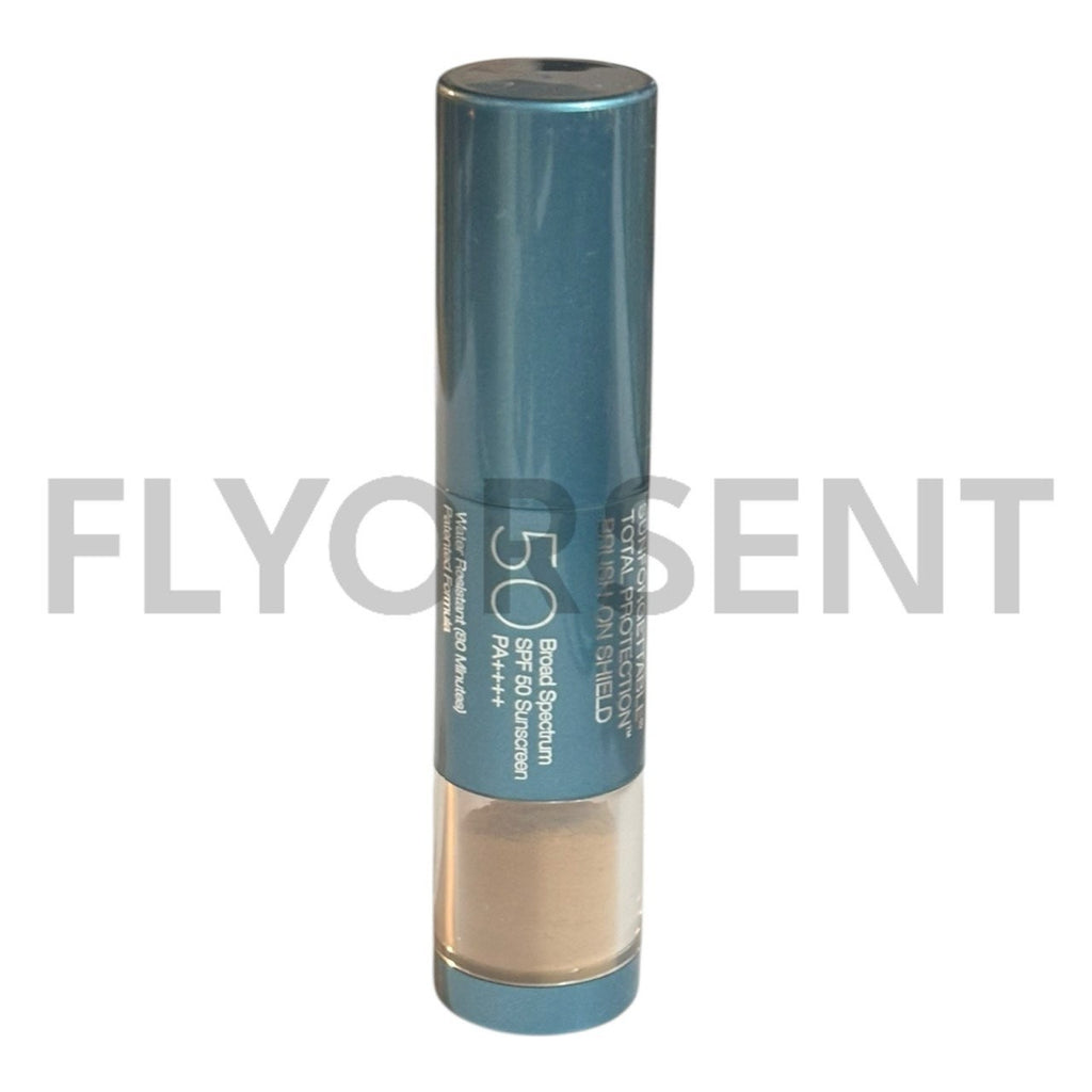 Mineral Sunscreen Brush SPF 50 Tan Shade - Travel Size, Antioxidant Protection