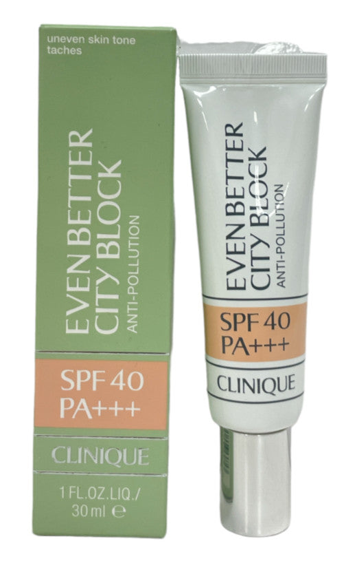 Clinique Even Better City Block SPF40 PA+++ Anti-Pollution Sunscreen 1oz