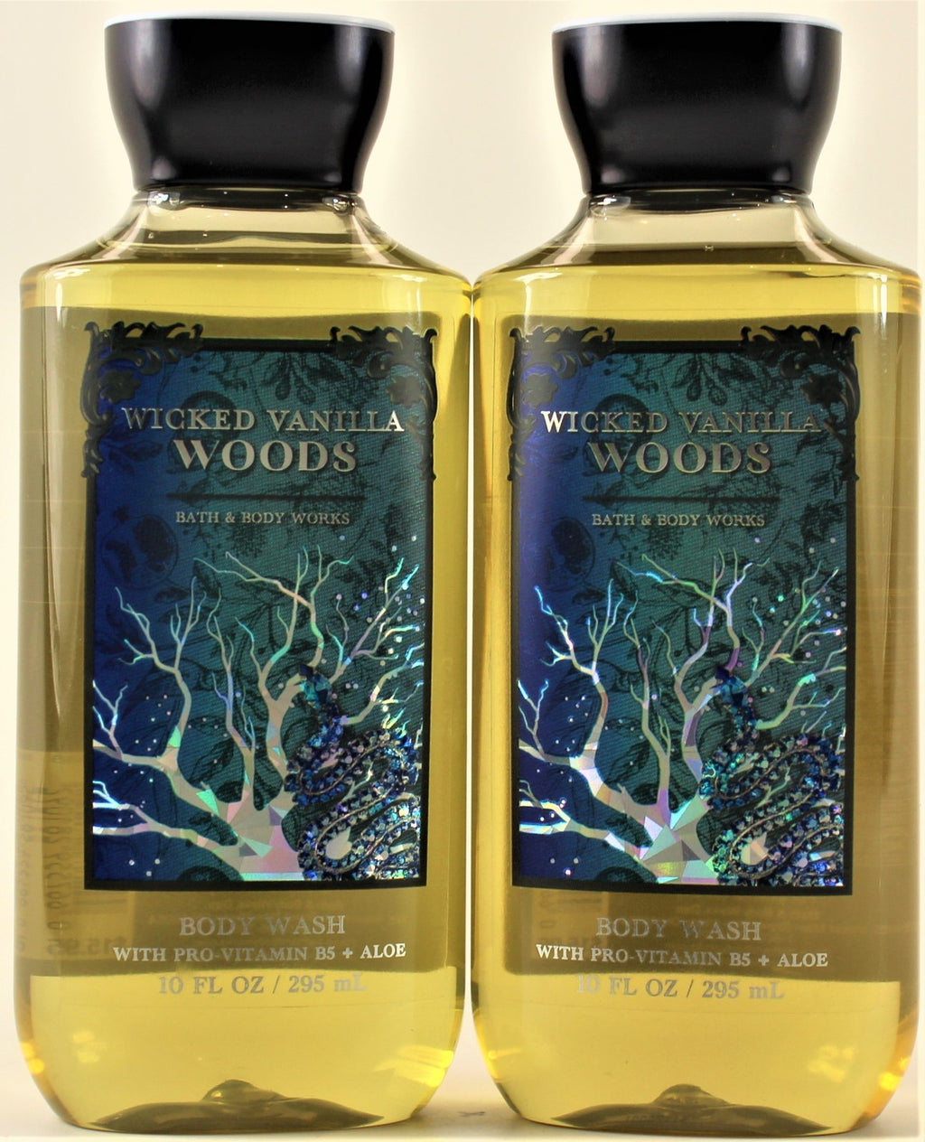 Bath & Body Works Wicked Vanilla Woods Body Wash 10oz - Pack of 2