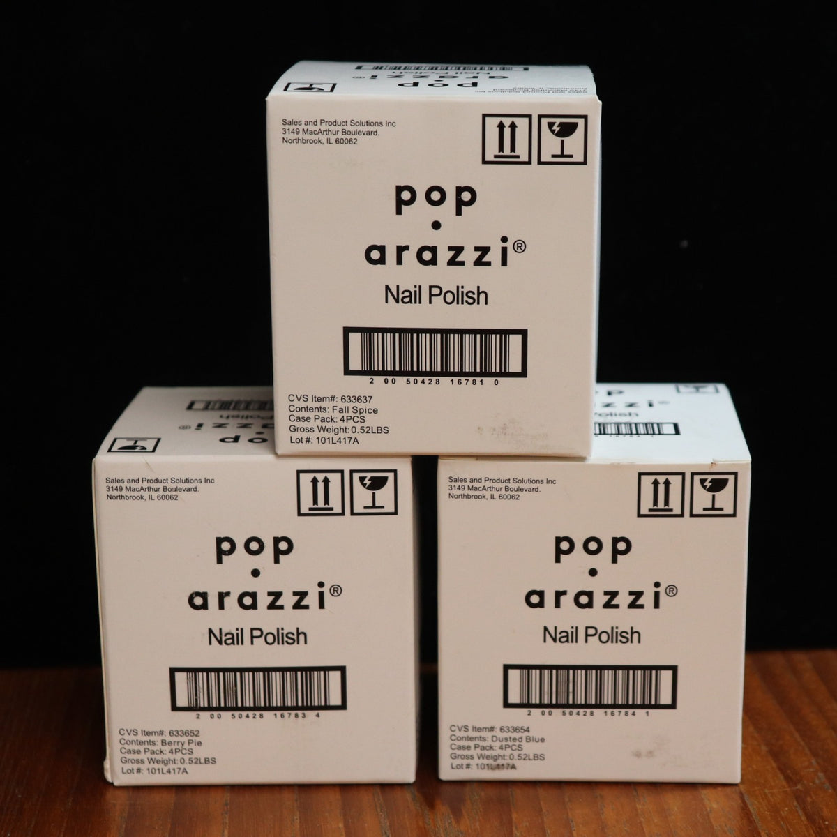 Set of 12 Fall Spice & Berry Pie Nail Polish - Pop-Arazzi