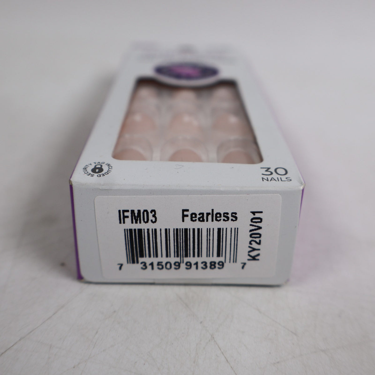 Press-On Manicure Fake Nails - Fearless - Medium Almond Shape 2 Pack
