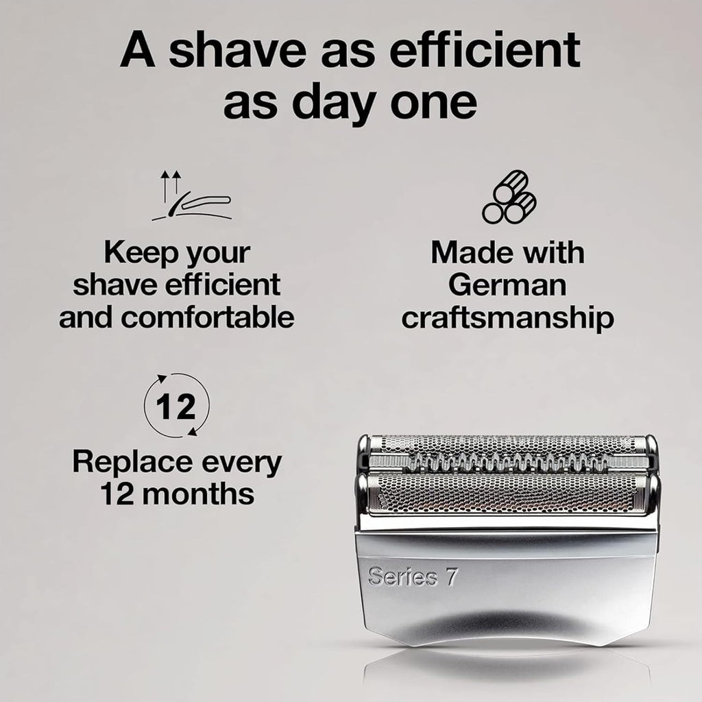70s Replacement Foil Head for Braun Series 7 Shavers - Compatible with 720cc 750cc